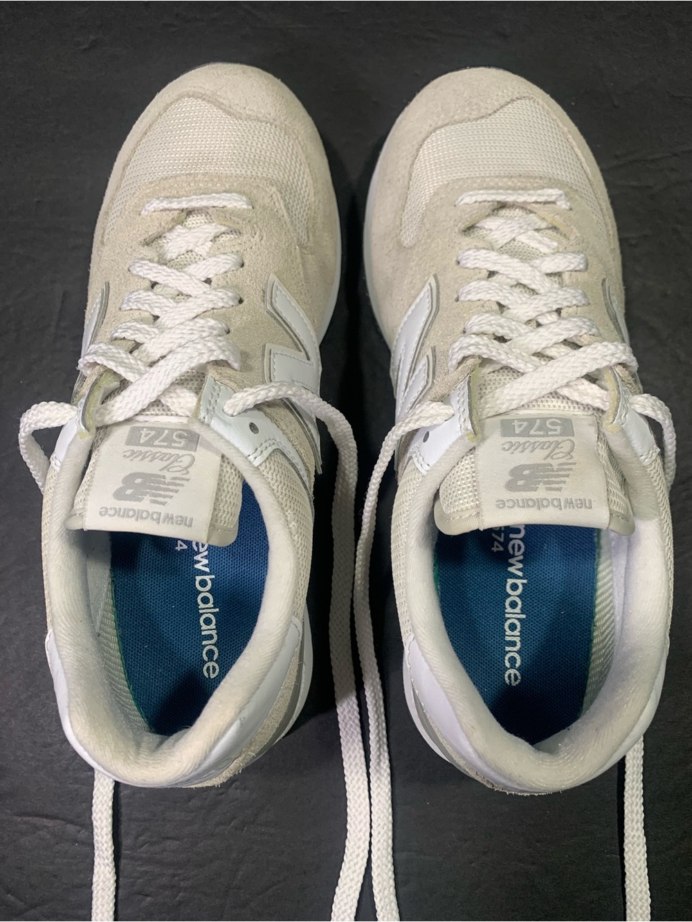 New Balance 574 Women’s Grey Sneakers Shoe Size-9.5 - Picture 6 of 9